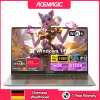 ACEMAGIC Gaming Notebook AMD Ryzen 7 5825U(Beat i7-1265U) ackbed Laptop Keyboard RAM 16GB NVME SSD 512GB \