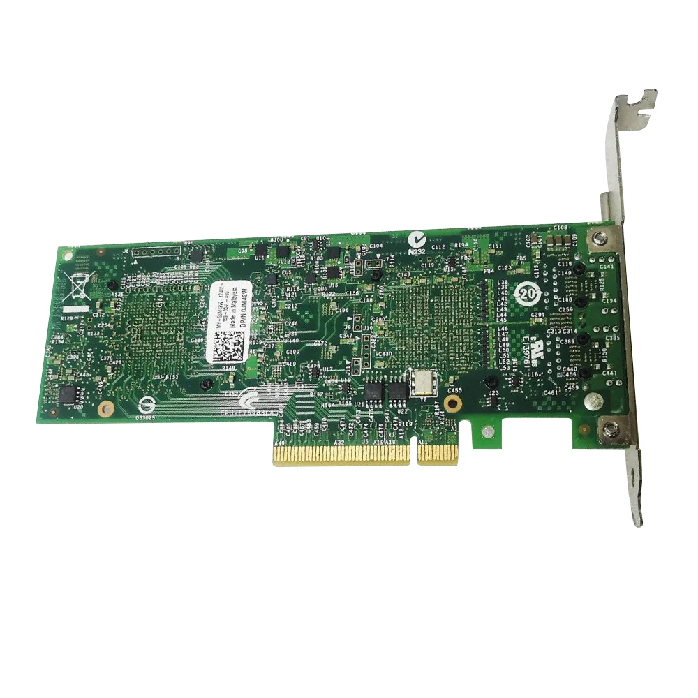 Original Dual Port 10GbE 10Gb X520-T2 Ethernet PCI-E Network Adapter 0JM42W Ethernet Converged Server Network Card JM42W