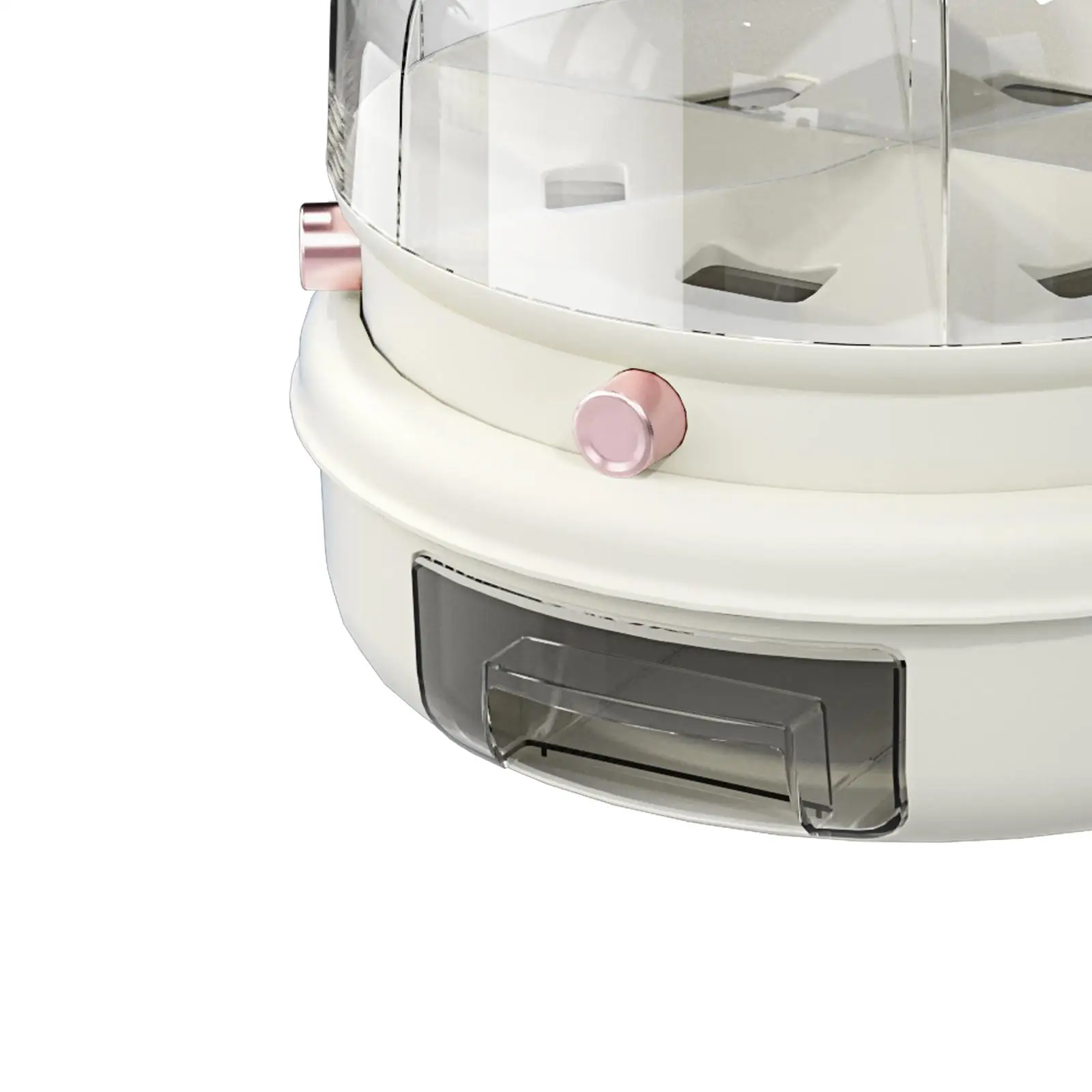 6 Grid Cereal Rice Dispenser 360° Rotating Food Grain Storage Box for Home
