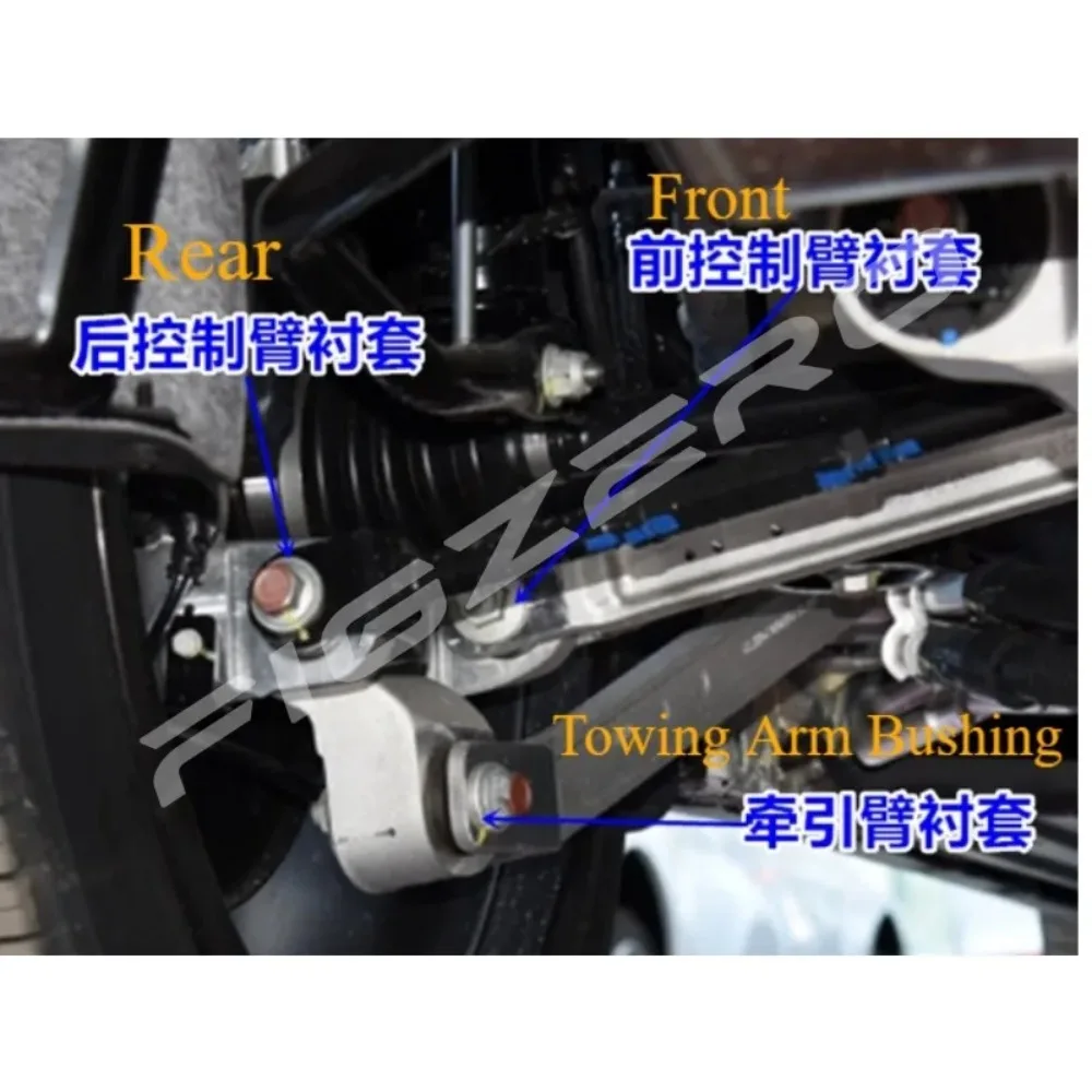 

Front Rear Rubber Sleeve Control Arm Ball Joint Bushing for BYD Don DM EV 2018 2019 2020 2021 2022 2023 ST-2914020