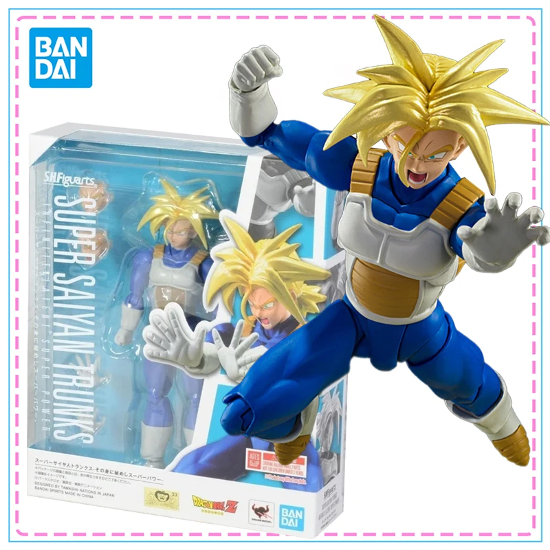 

Bandai S.H.Figuarts Dragon Ball Trunks Infinite Latent Super Power Collection Фигурка Подлинная модель SHF Комплект подвижных суставов