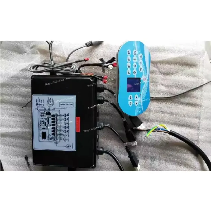 （Popular Items Today）Swimming Pool Control Electric Box Touch Panel Screen Circulation Heating Constant Temperature Bubble Light