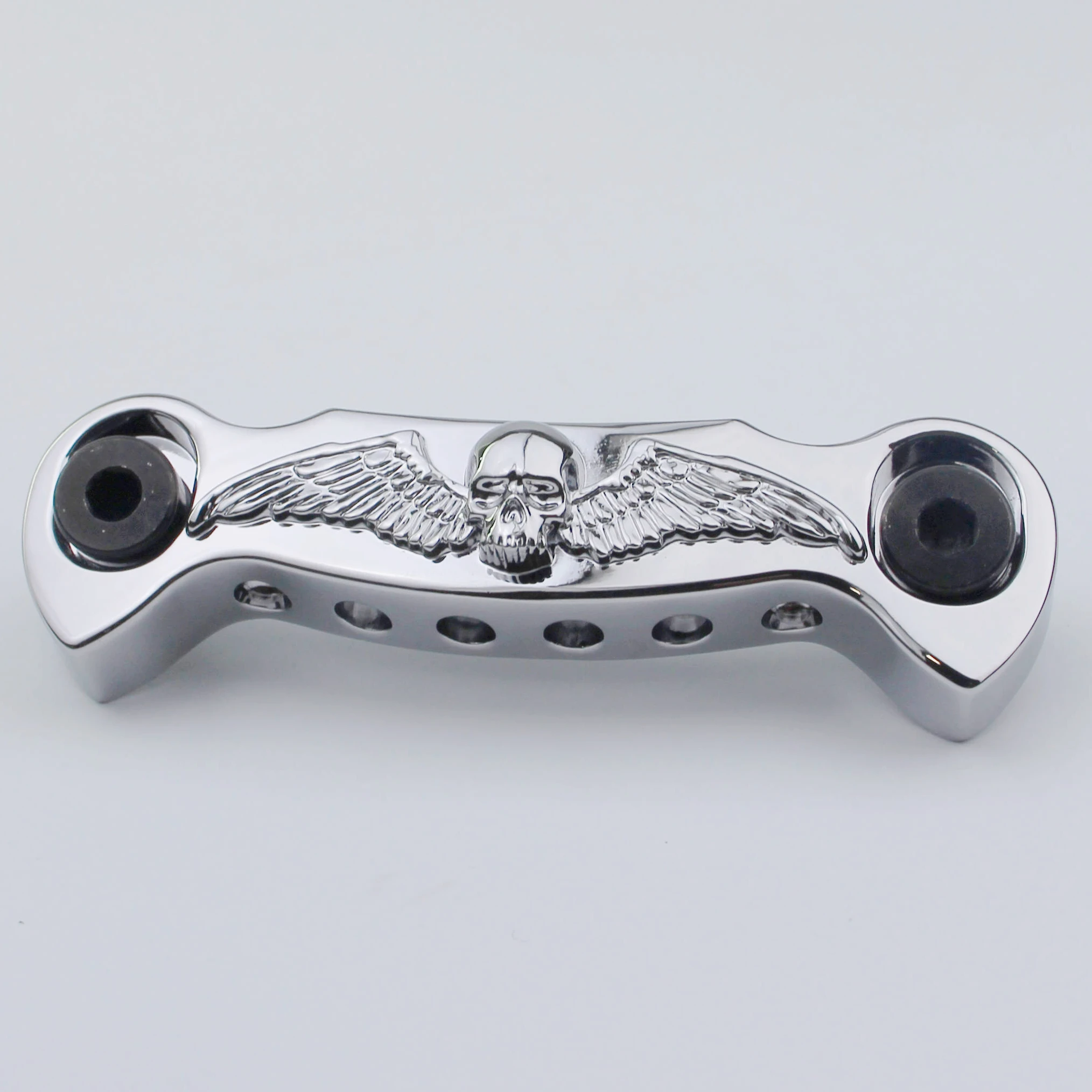 Guyker Electric Guitar Bridge Stop Bar Tailpiece Skeleton Wings with Studs Replacement for EPI LP SG Guitar