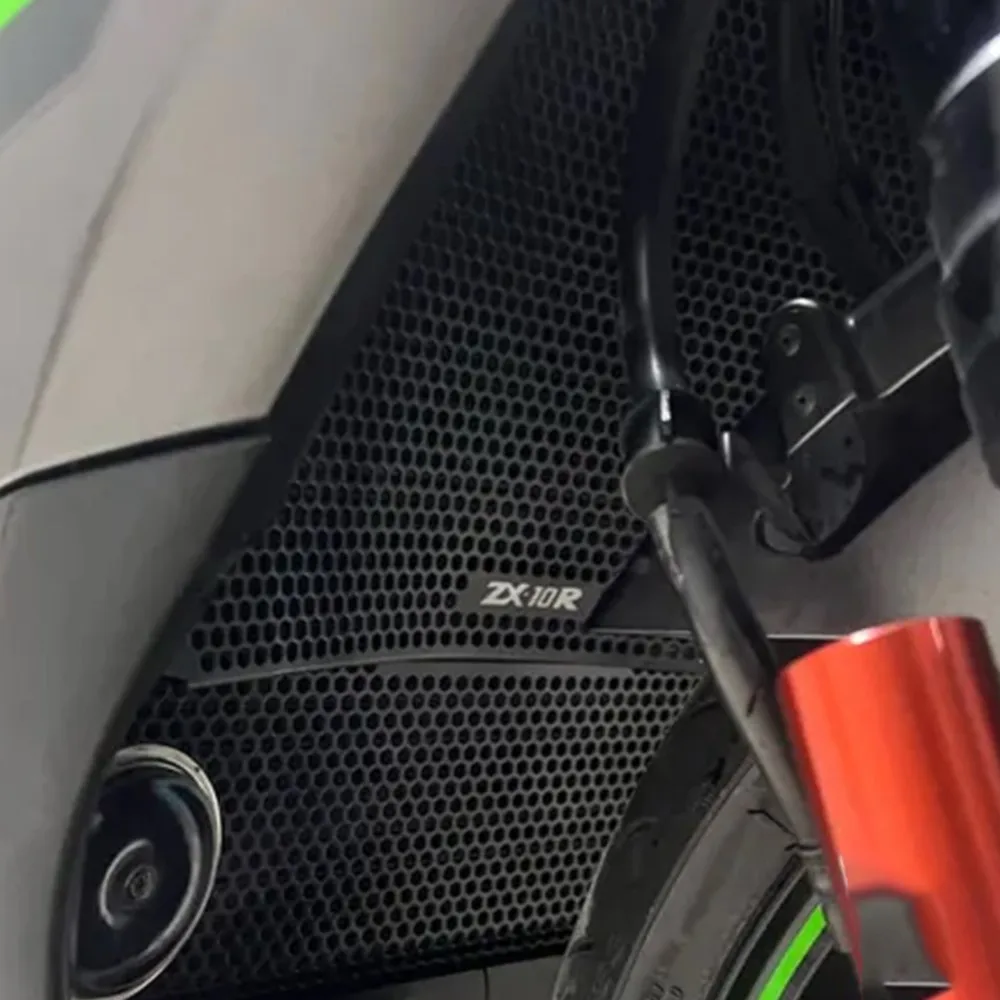 For KAWASAKI NINJA ZX-10R ZX-10RR 2018~2024 2025 2026 2023 2022 2021 2020 Radiator Grille Guard Protector Oil Cover ZX10R ZX10RR