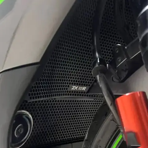 H2O Performance Oversized Water Racing Radiator - Kawasaki ZX-10R
