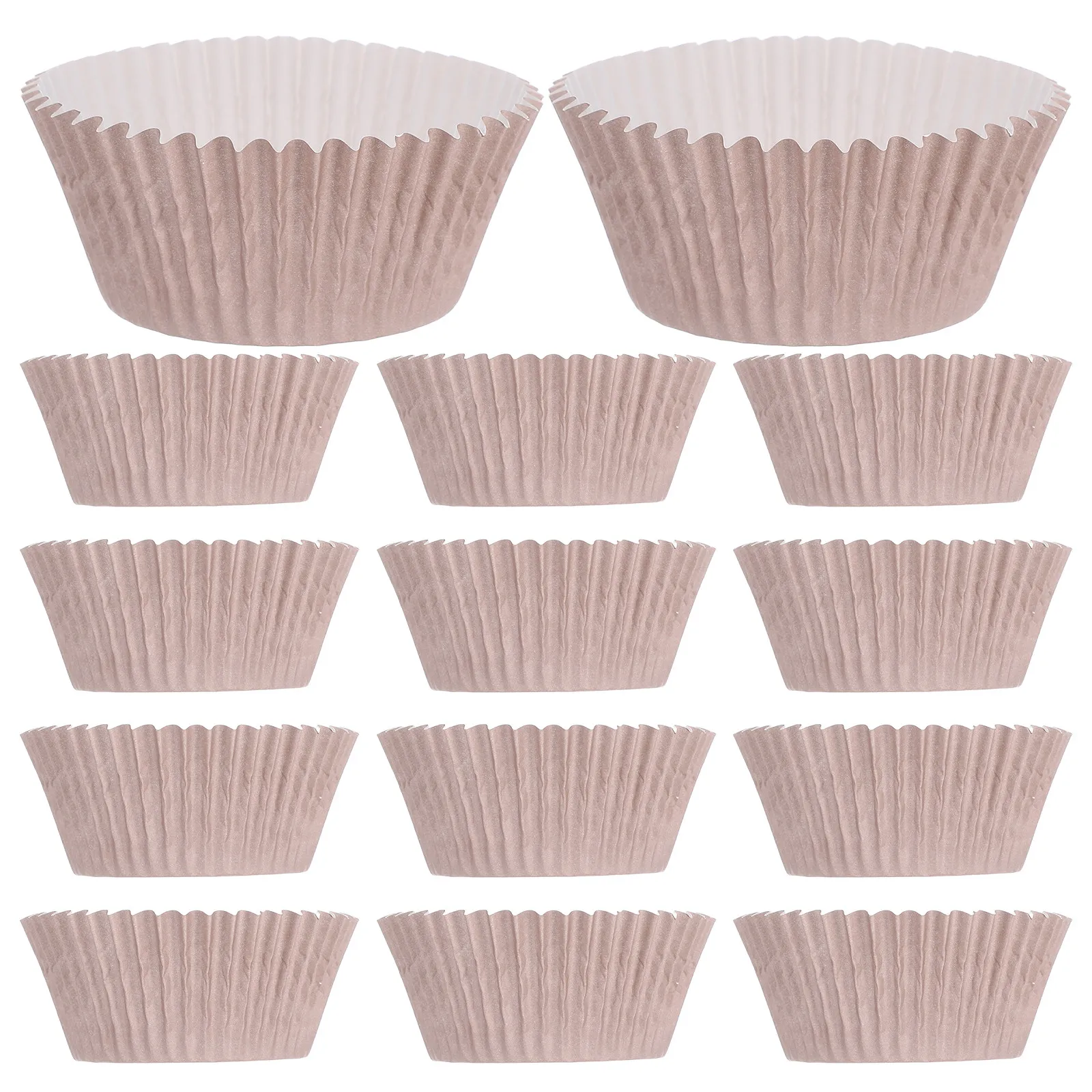 100Pcs Baking Paper Cake Cups High Temperature Resistant Oil Proof Muffin Liners Cupcake Wrappers for Bakery Dessert Shop Party