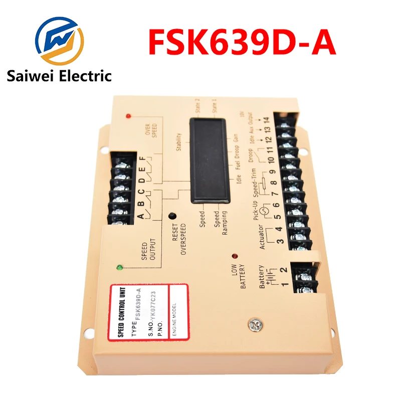 FSK639D-A Factory Price Electronic Governor Governor English Version Diesel Generator Spare Parts FSK639D