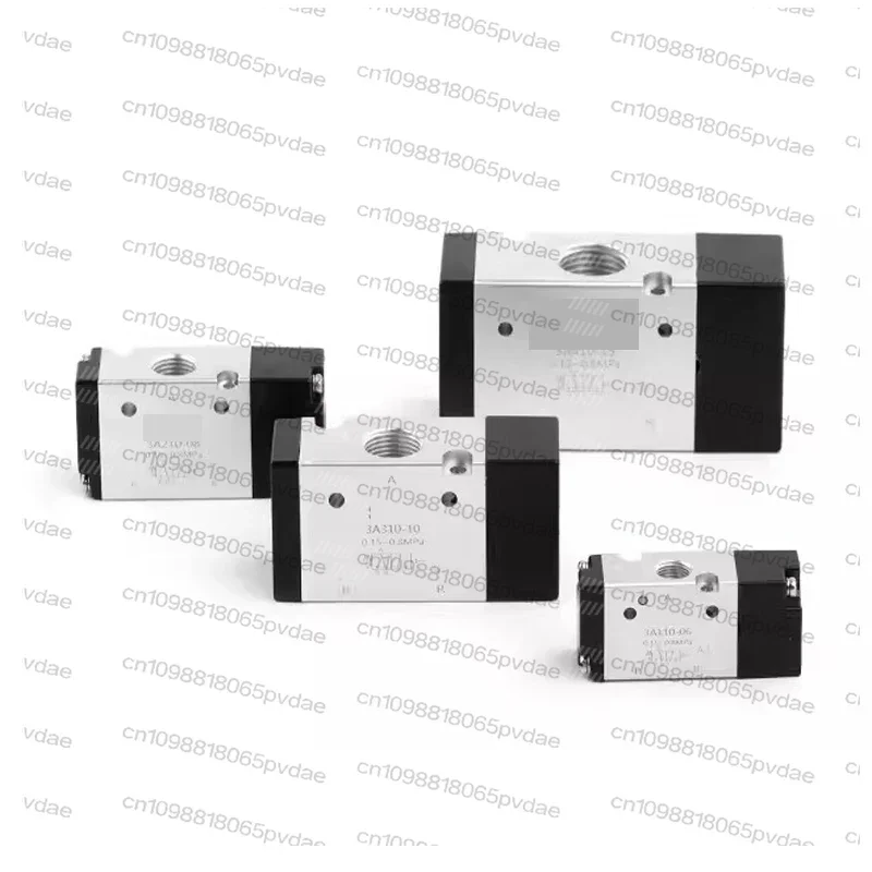 Tool Parts 3 Port 2 Position NC (Normal Closed）3A110-M5 3A110-06 3A210-06 3A210-08 3A410-15  Pneumatic Air Control Valve