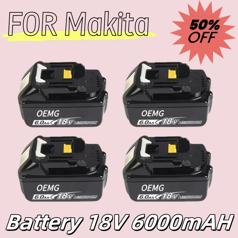 

FOR Makita 18V 6.0Ah Battery:Heavy-Duty Charge 18V 6.0Ah,charges fast.Powers strongest tools for tough industrial jobs