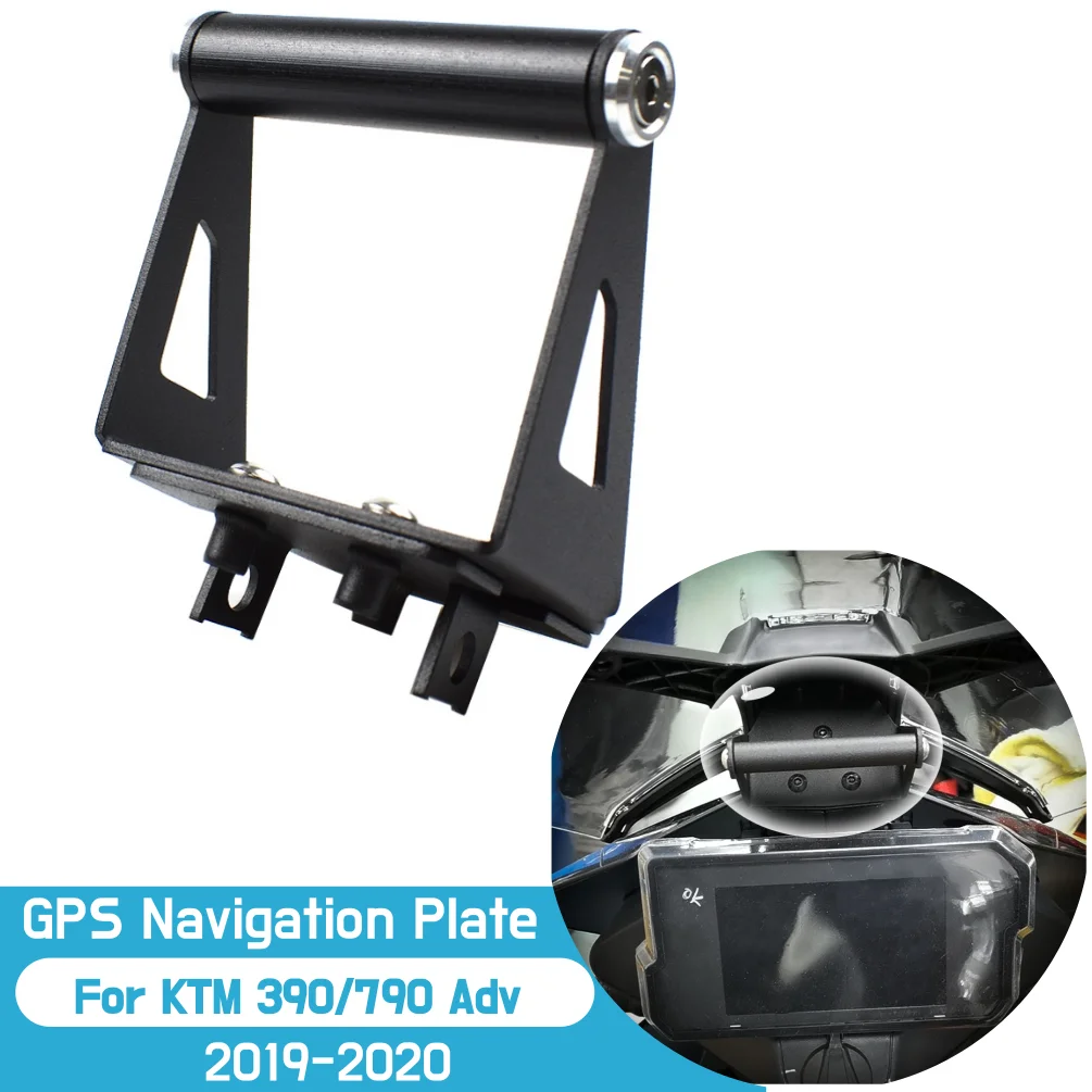 ل KTM 390 Adventure 2020-2023 390Adv نظام تحديد المواقع والملاحة قوس لوحة 790 Adv R 2019-2020 حامل هاتف المحمول جبل حامل الدعم #1