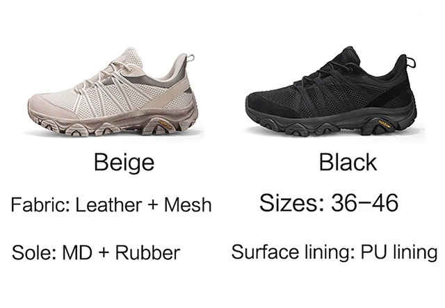 2026 Neue Große Größen Paar-Wanderschuhe Damen Herren Outdoor Freizeit-Sportschuhe Rutschfeste Atmungsaktive Trekking-Trail-Laufschuhe – Detail 8