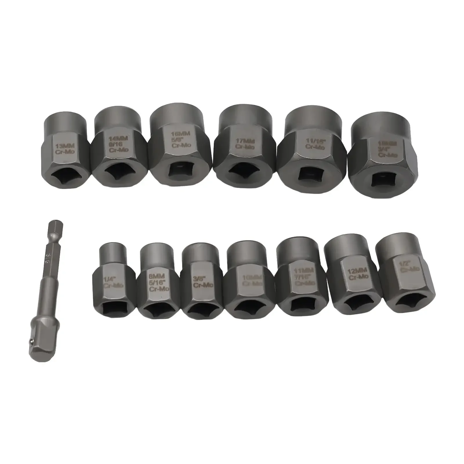 

14Pcs Bolt Nut Remover Extractor Socket Set Tool Kit for Removal of Damaged Bolts Nuts Fastener Screwdriver Accessories