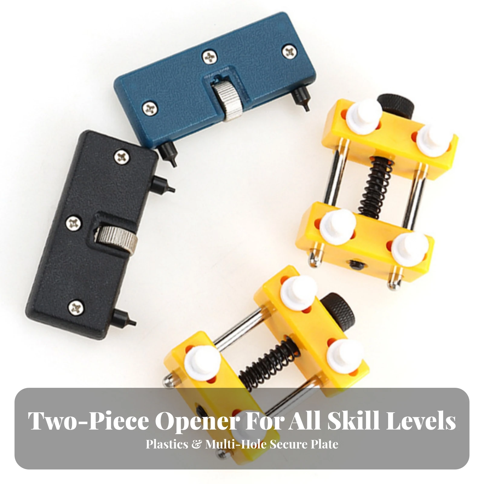 2 Pieces Tool Kit Manual Watch Case Opener for Hobbyists, Battery Replacement