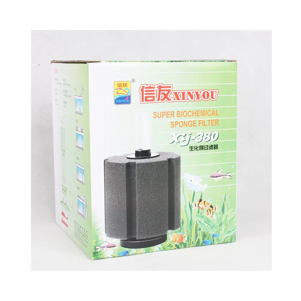 Xinyou aquarium sponge filter multi-function aquarium filter XY-380