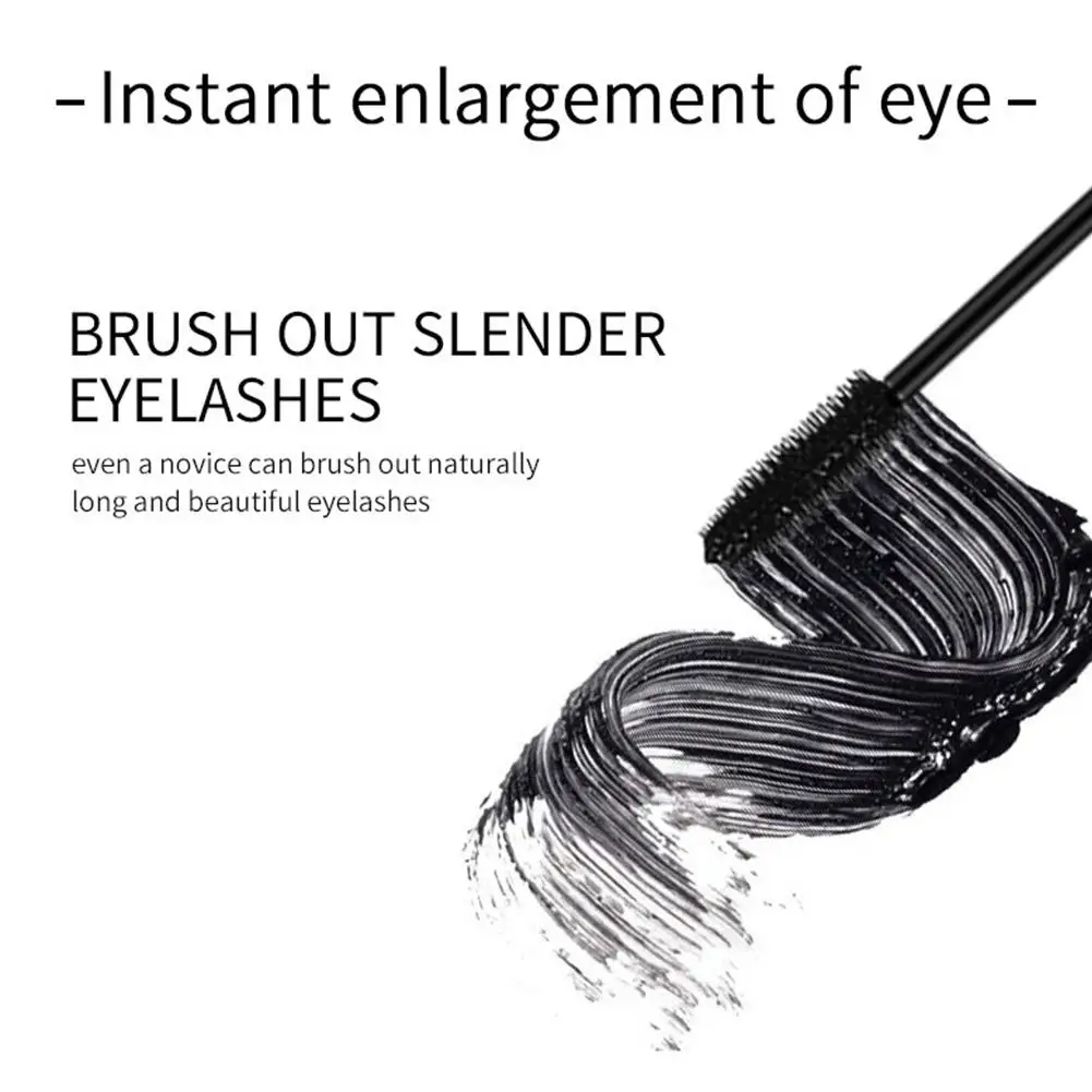 1 pz Mascara nero allunga le ciglia fibra di lunga durata impermeabile Lash Silk Mascara Cosmetics Extension J6L2