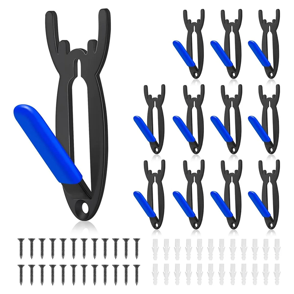 

12 Pcs European Deer Skull Wall Mount Hanger, Heavy Duty European Mount Skull