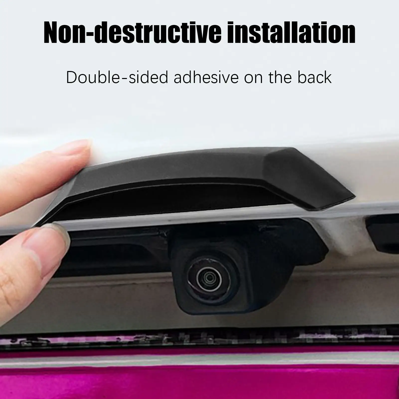 Waterproof Rear Camera Housing Cover Protective Shell for Car Backup Reverse Camera Anti-Rain Dust Cover Exterior Accessory