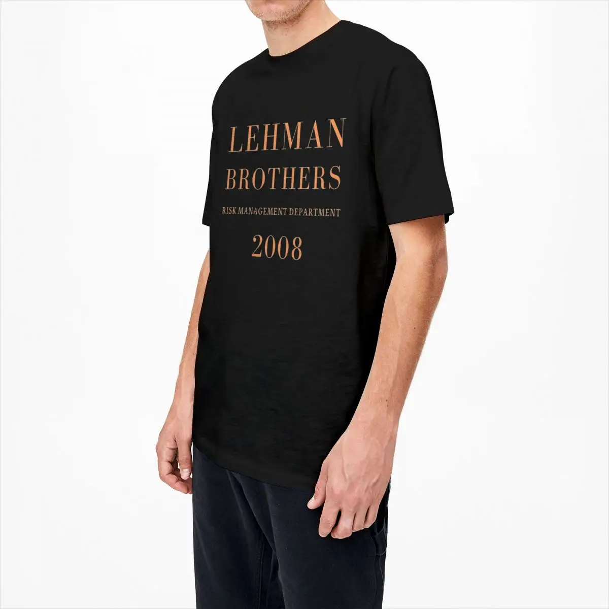 Men Women T-Shirt Lehman Brothers T-Shirts Harajuku Risk Management 2008 Financial Summer Tee Shirt Pure Cotton Clothing Gift