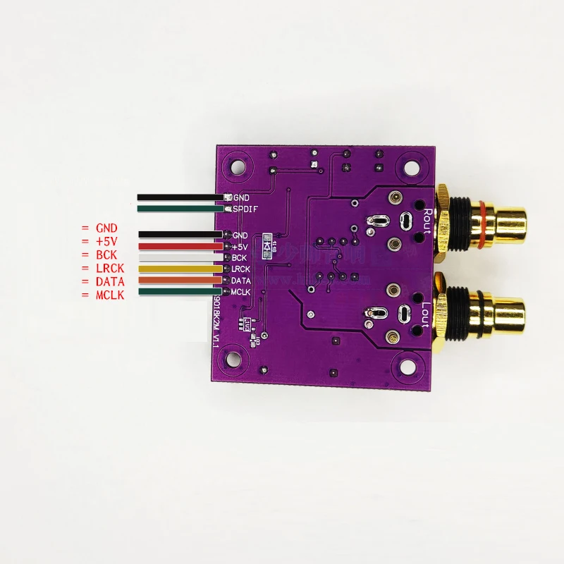 Imagem -04 - Codificador de Placa de Som Áudio Digital Es9018k2m Decodificar Board Hifi Dac Entrada Coaxial I2s 24 192khz Raspberry pi 2b 3b 3b Mais 4b