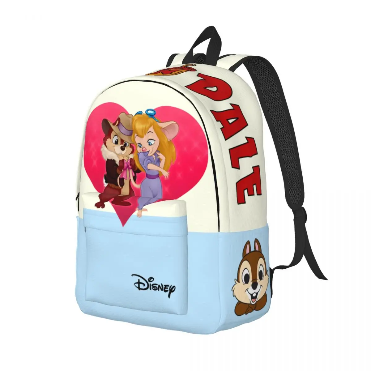 For Gifts Chip And Gadget Sturdy Shoulder Schoolbag Disney Chip 'n' Dale Personalised Female Rucksack Travel