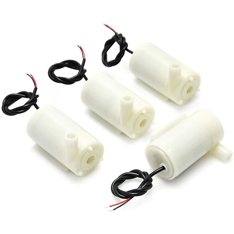 ~Latest Model 4 Pcs DC 3 V 5 V Micro-Submersible Mini Water Pump Fish Tanks Fountain Aquarium Set