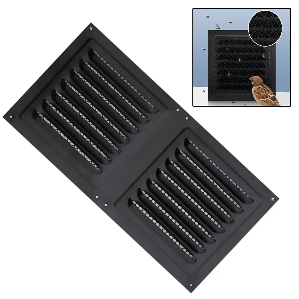 1pc Ventilation Grille 150x300mm Stainless Steel Exhaust Grille Painted Insect Protection Grille Home Hardware Accessories