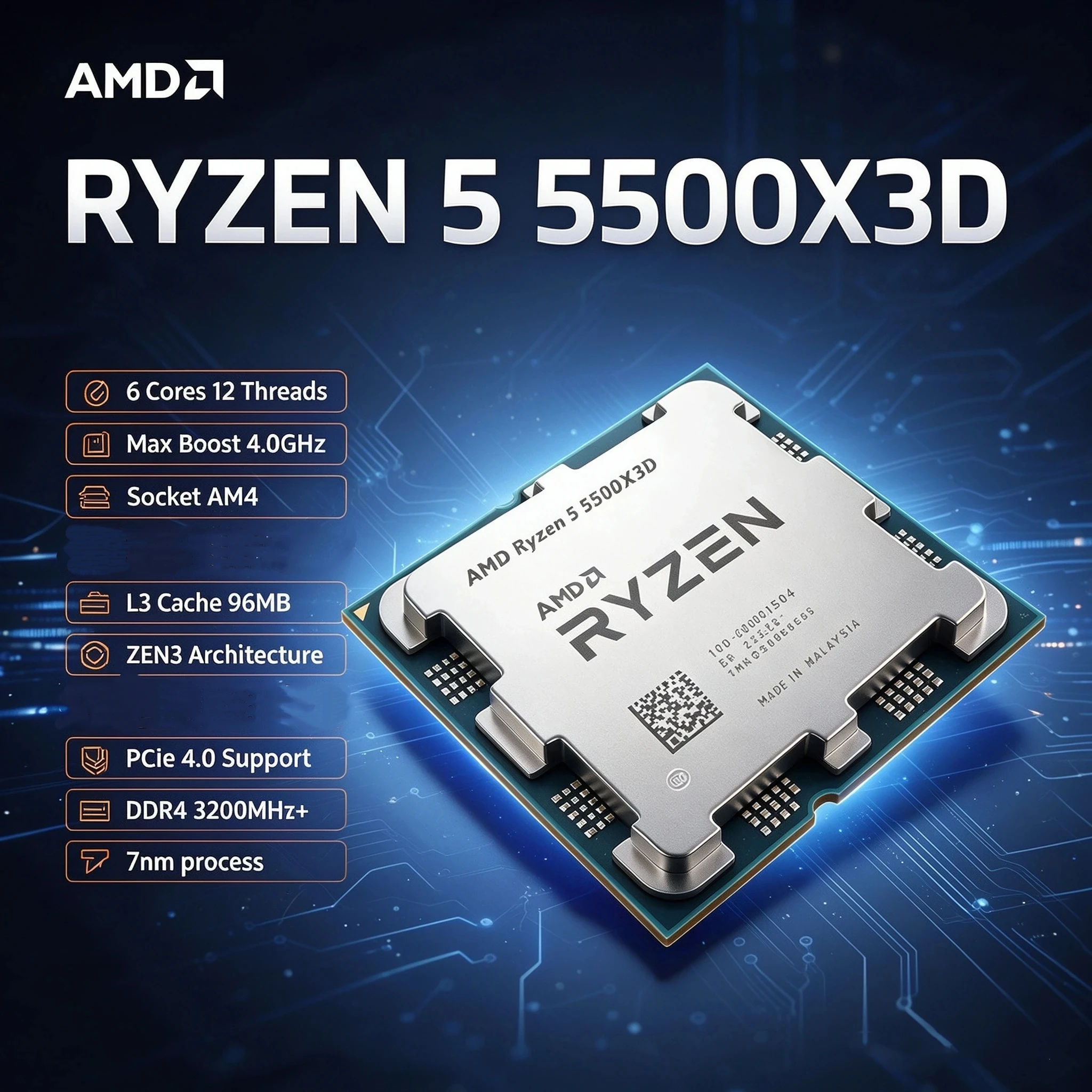 Ryzen 5 5500x3d-AliExpress