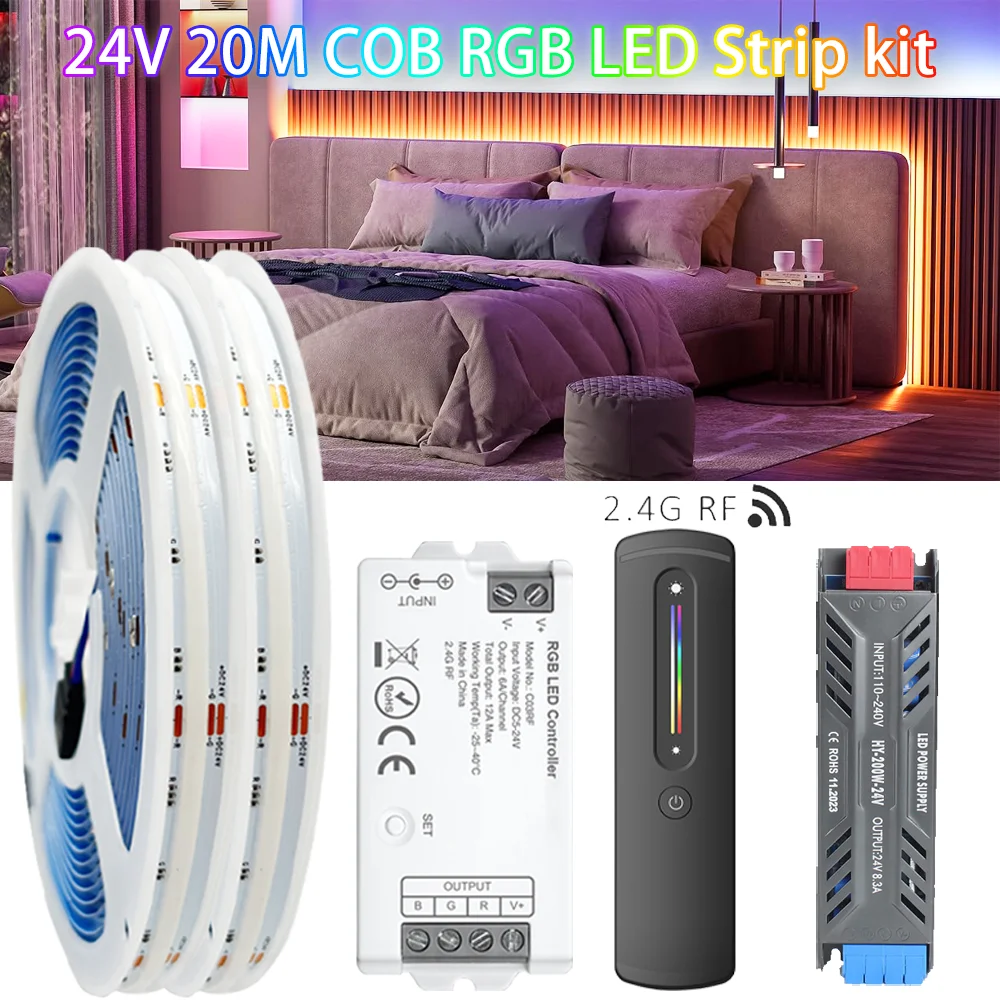 24V 10M Cob Led Str…