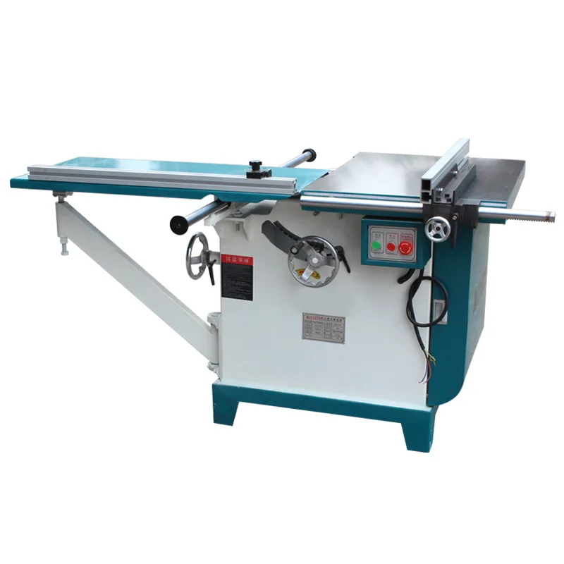 Sliding Table 45-degree Tilt Solid Wood Cutting Saw MJ113TD Circular Woodworking Table Sawmill Sliding Table Saw