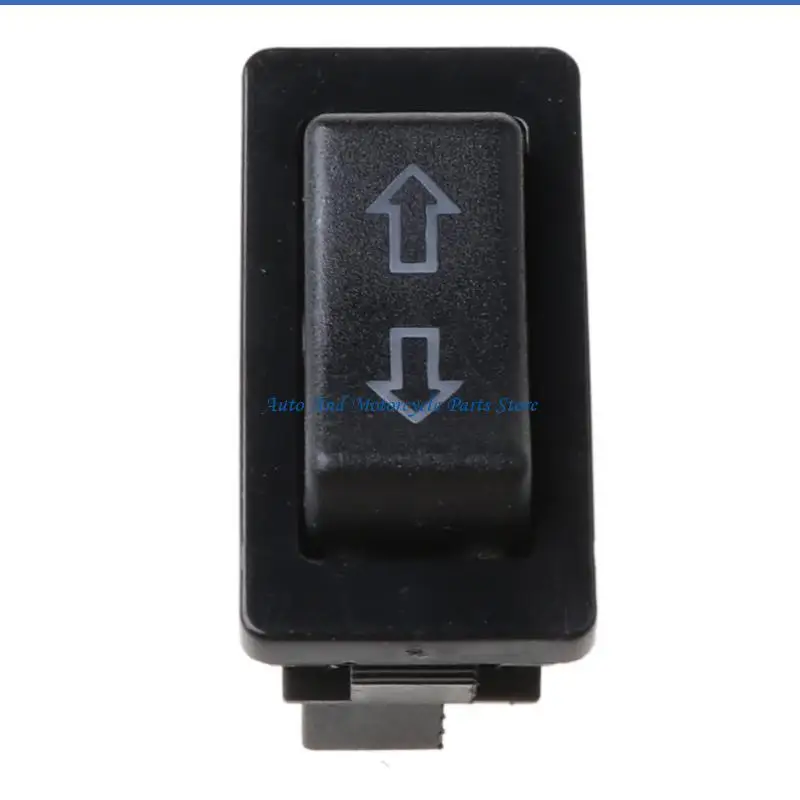 P9FD Universal 12V 20A Car Black Plastic Power Window Control Switch Button 5 Pins
