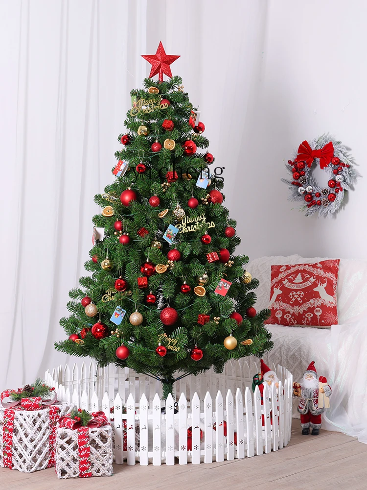 YY Luxury Encryption Household Environmental Protection Window Decoration Christmas Green Tree Package