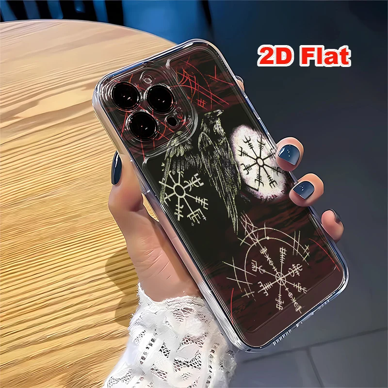 2D Flat Soft Silicone Phone Case For iPhone 17 Pro Max 16 18 Pro 13 11 15 14 Plus 12 17 16E 17Promax Shockproof Transparent Funda Cover