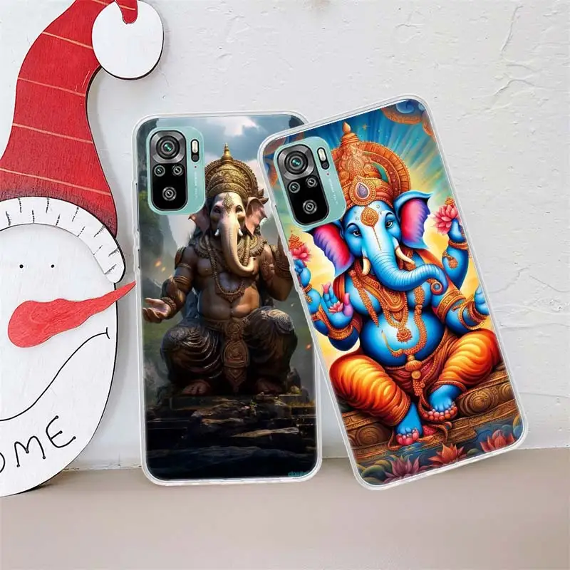 Ganesh lord Phone Case For Xiaomi Redmi Note 11 12 Pro Plus 10 9 8 7 12S 11T 11S 11E 10S 9T 8T 9S 4G 5G Capa Coque