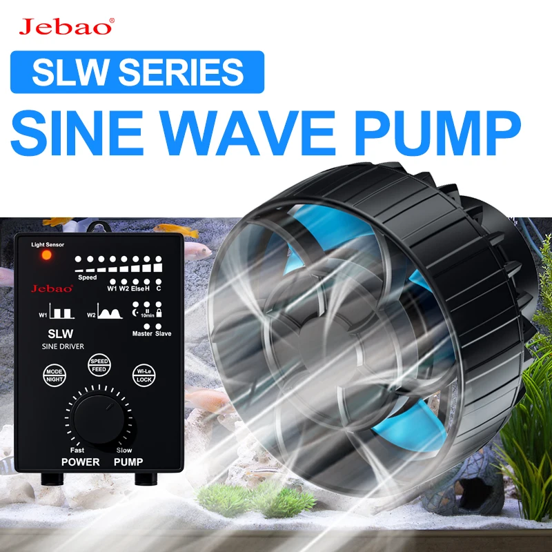 

Jebao Jecod SLW Series Aquarium Water Pump Filter Fountain Pump SLW-3 Mini Pump 12V 5W Fish Tank Garden Aquariums Accessoires