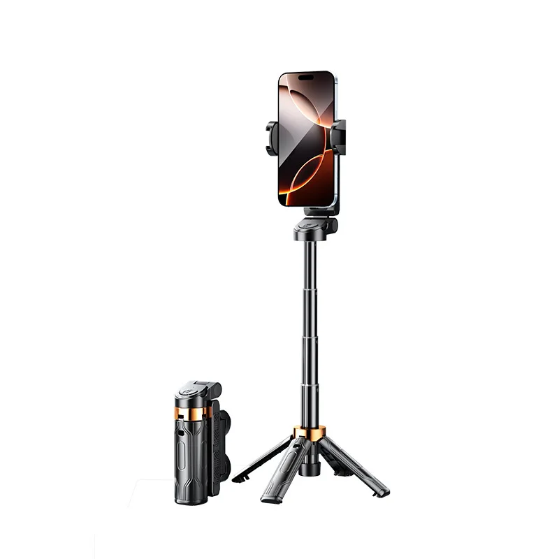 Mobile Selfie Stick Four Axis Anti Shake Handle Tripod Photography Tool Handheld Stabilizer Shooting Assistant  Travel Tripod