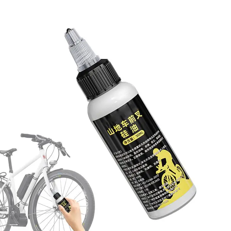 Motorcycle Lubricant Oil 50ml Silicone Grease Oil Forks Lubricant Oil Multi-Purpose Maintenance Oil Long-Lasting Anti-Rust