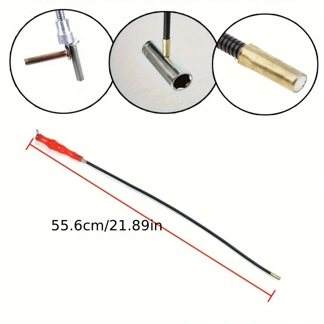 Hot 1PCS Flexible Magnetic Bendable Picker Magnet Shaft 556mm Pick Up Rod Stick Hand Tool