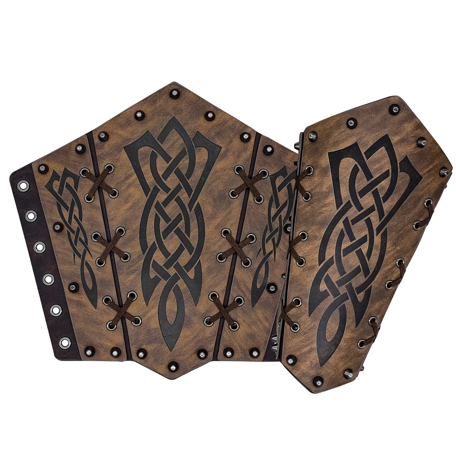 Piraat Cosplay Bracer Handschoen Middeleeuwse Viking Armarm Mannen Krijger Ridder Larp Gauntlet Steampunk Kostuum Accessoire