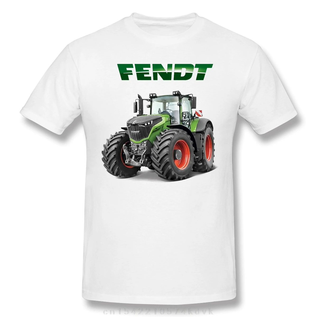 Модная повседневная футболка с коротким рукавом Fendt 1000 серии, мужская модная футболка с круглым вырезом из 100% хлопка, футболка