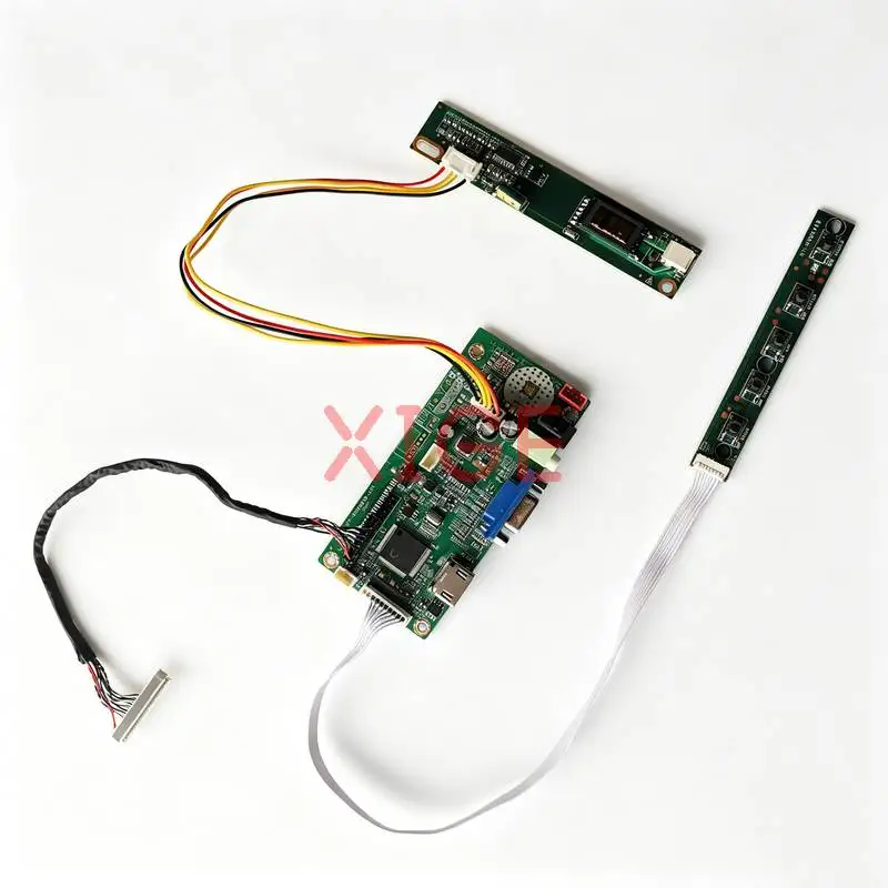 

Display Drive Controller Board Fit HSD150PX15 HSD150PX14 HSD150PX17 HSD150PX16 30 Pin LVDS VGA+HDMI 1-CCFL 1024*768 1024x768 Kit