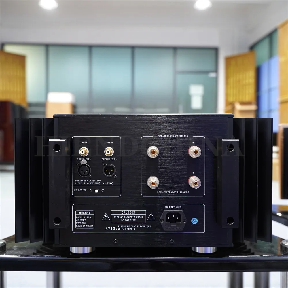 N-110 MUSMYS A-200 모노 박 클래스 A 파워 앰프 스터디 아큐페이즈 브랜드 테크놀로지 300W/CH 8옴 하이파이 파워 앰프 페어