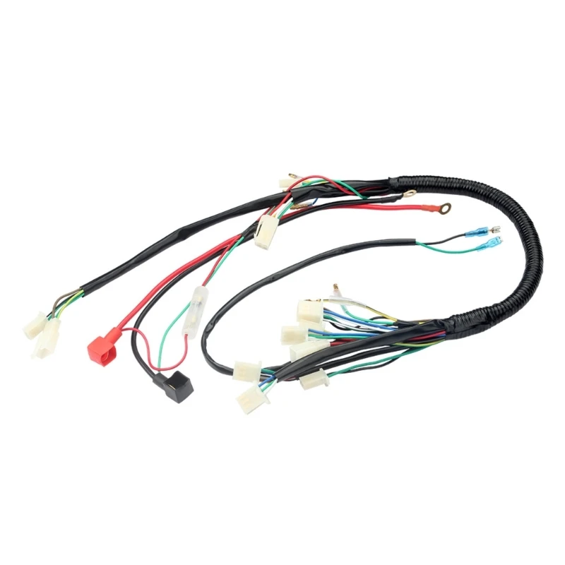 Full Electric StartEngine Wiring Harness for 50cc 70cc 90cc 110cc 125cc Bike ATV Dirt Bikes Stators F19A