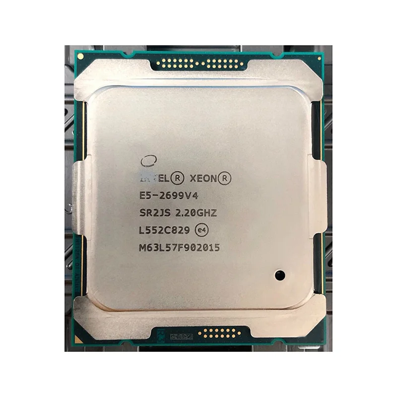 E5-2699V4 CPU 2.2GHz 55MB 145W 22 Cores 44 Threads Processor LGA2011 For X99 Server Motherboard E5 2699 V4 CPU Processor