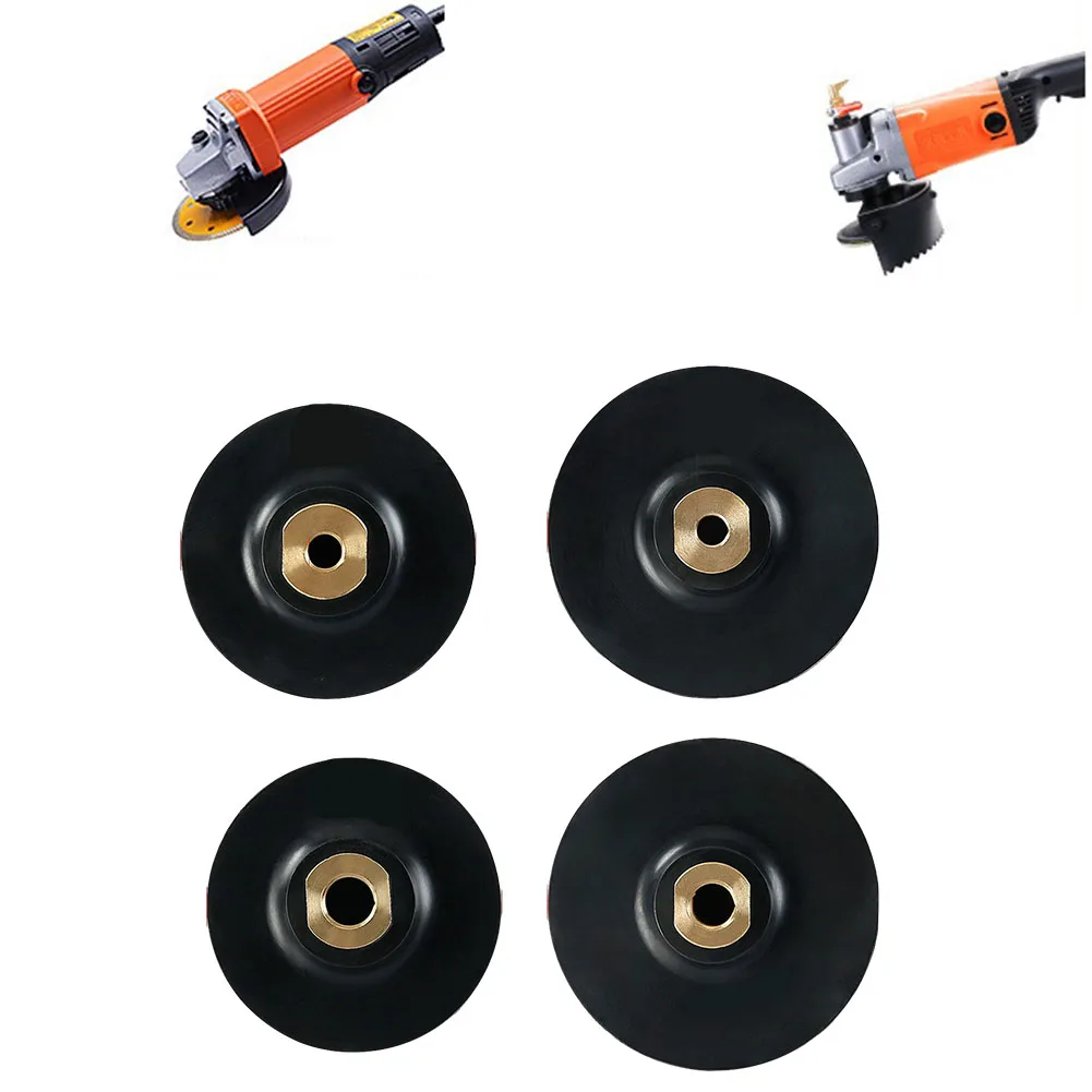 

Rubber Backing Pad Soft And Bendable Angle Grinder Rubber Polishing Back Pad Self-adhesive Polishing Disc For Angle Grinder