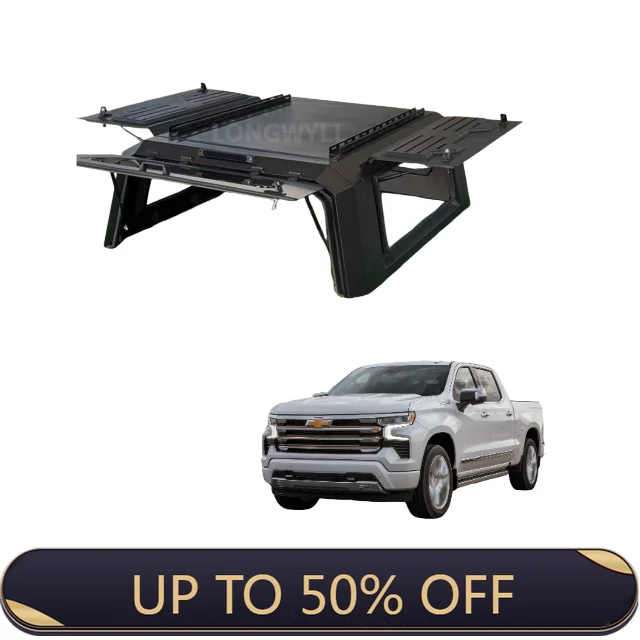 

Deren High QualitHeavy-Duty Aluminum Truck Topper for Chevrolet Silverado GMC Sierra Truck Canopy Truck Camper Shell Smartcap