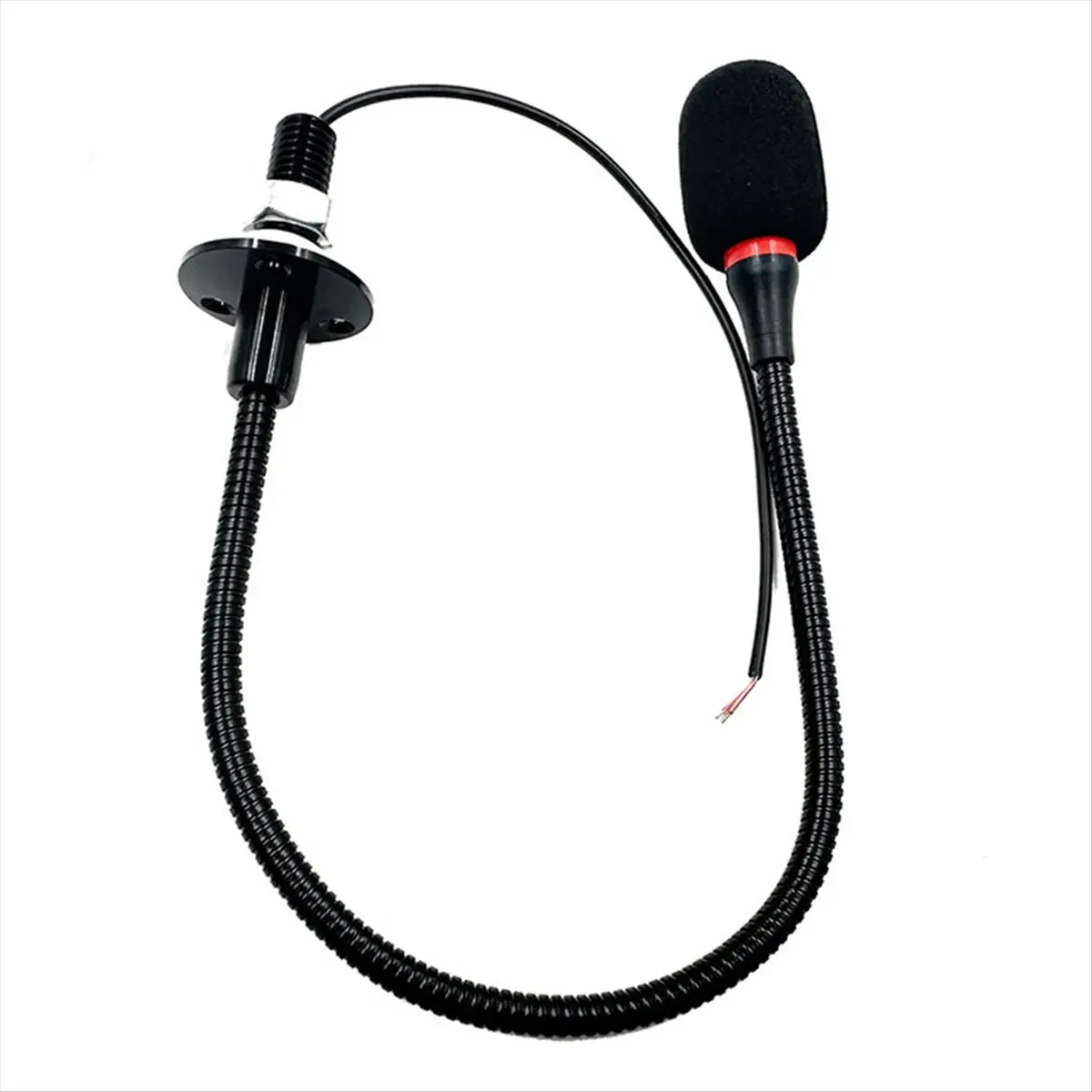 SCLS Metal Gooseneck Microphone Speech Computer Desktop Condenser Conference Microphone for Live Presentations Announcement