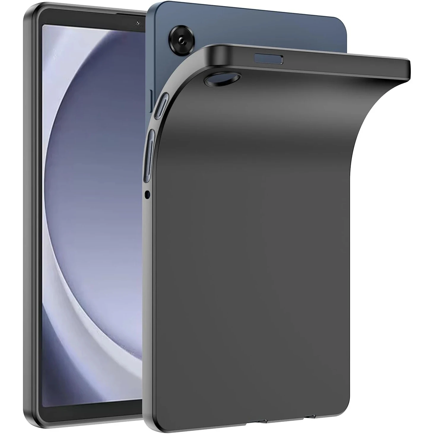 Etui na tablet Samsung Galaxy Tab A9 S9 S8 S7 Plus FE A7 Lite A8 Slim Design Miękkie silikonowe etui ochronne Black Cover dla X110 X210