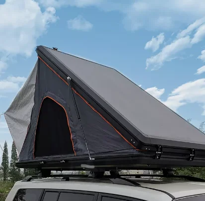 Outdoor Truck Camping Aluminum Hardshell Hard Shell Roof Top Tent Triangle Aluminium Waterproof Quick Setup for SUV