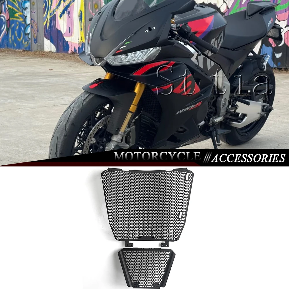 

Motorcycle Aluminum Radiator Grille Guard Cover Accessories New Fit For Aprilia RSV4 RS V4 rsv4 rs v4 2021 2022 2023 2024