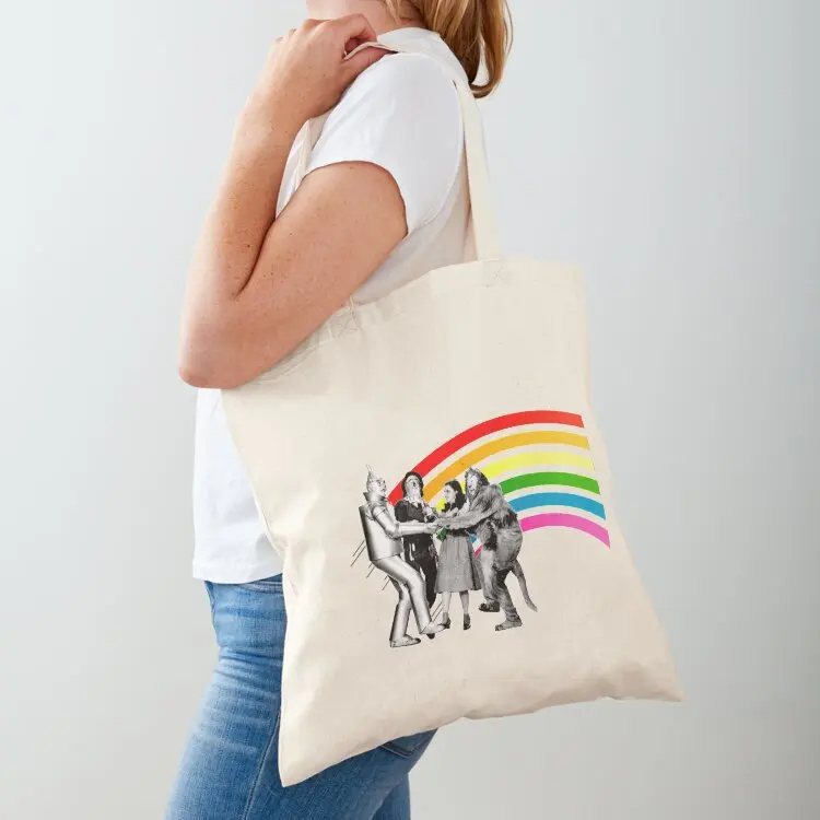 

Wizard of Oz Rainbow Tote Bag tote bags cloth bags Big bag Canvas stote bag reusable grocery bags